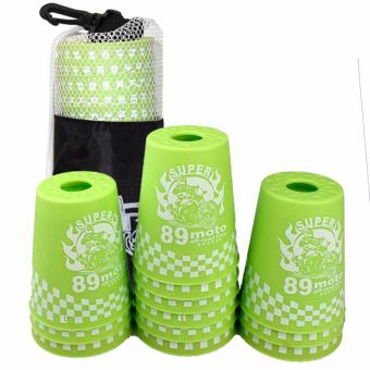 Rapid Cup Speed Training Sports 12 Pcs 89 Moto Stacking Cups(Green) June 2018 - 3 Rapid Cup Speed Training Sports 12 Pcs 89 Moto Stacking Cups(Green) - 3