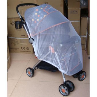 Sunweb Infants Baby Stroller Pushchair Mosquito Insect Net Safe Mesh Buggy Strollers Cover (White) June 2018 - 5 Sunweb Infants Baby Stroller Pushchair Mosquito Insect Net Safe Mesh Buggy Strollers Cover (White) - 5