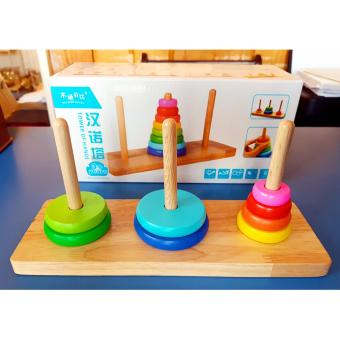 Tower Of Hanoi - Wooden Stacking Educational Toy June 2018 - 2 Tower of Hanoi - Wooden Stacking Educational Toy - 2