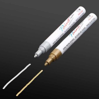 White Waterproof Rubber Permanent Paint Marker Pen Car Tyre Tread Environmental Tire Painting - Intl June 2018 - 5 White Waterproof Rubber Permanent Paint Marker Pen Car Tyre Tread Environmental Tire Painting - intl - 5