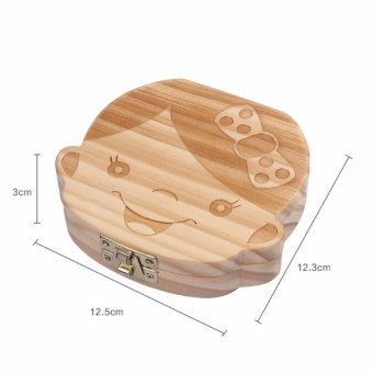 Wooden Baby Teeth Keepsake Box Organizer (Boy) June 2018 - 4 Wooden Baby Teeth Keepsake Box Organizer (Boy) - 4