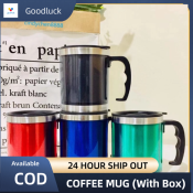Goodluck Coffee Mug - 300ml Stainless Thermos Tumbler