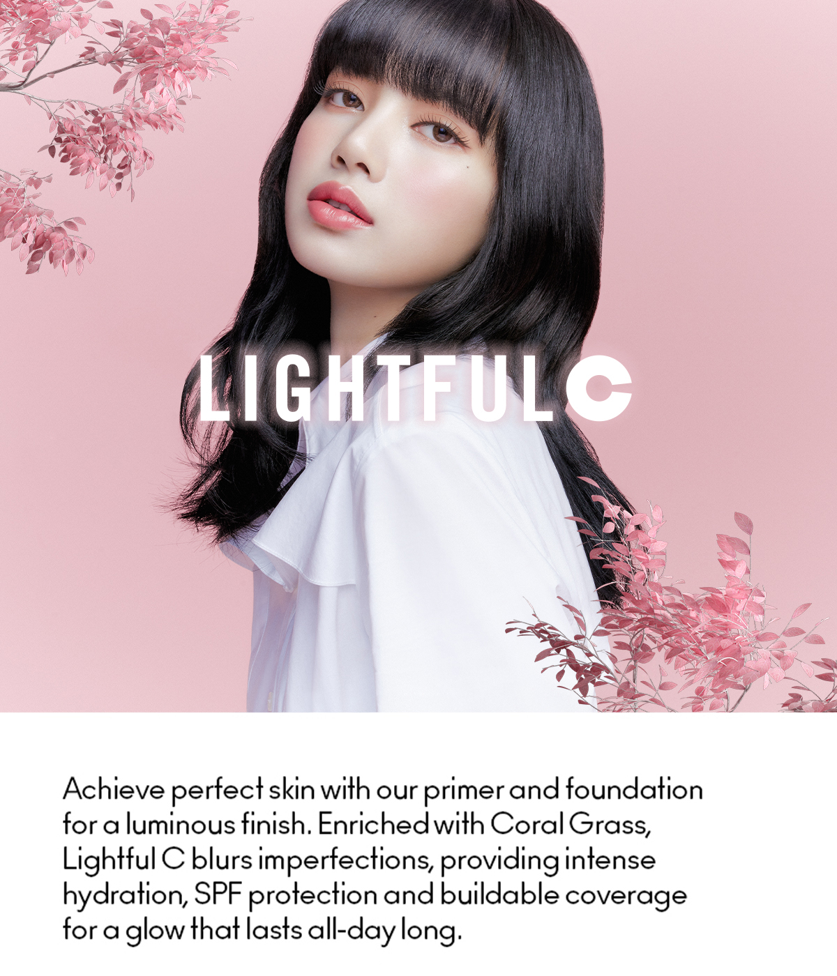lightful c coral grass tinted primer