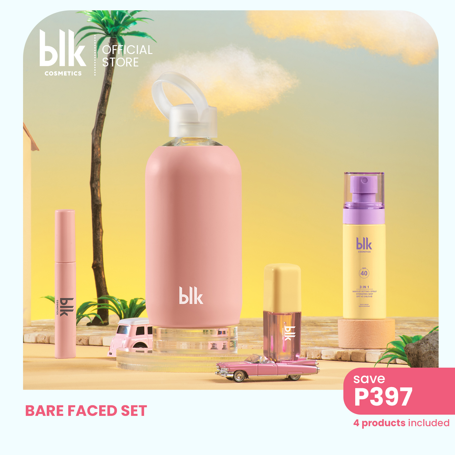 Discount on BLK Cosmetics  shoes - SKU: blk cosmetics fresh bare faced set