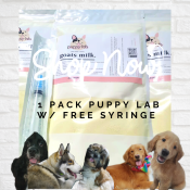 Goats Milk Puppy Lab Milk Replacer with Free Syringe