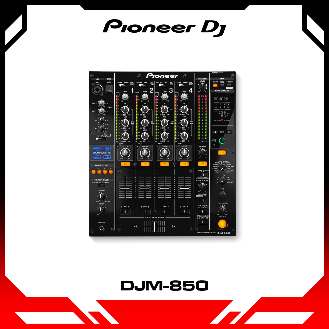 Pioneer DJM-850-K DJミキサー Pioneer DJ › DJM-850-K › Mixer