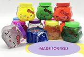 Mfy 12pcs set big HK glittered slime toy for kids with box toy for kids girl boy slime kit set