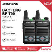 Baofeng BF-T99 Mini Walkie Talkie Set of 2