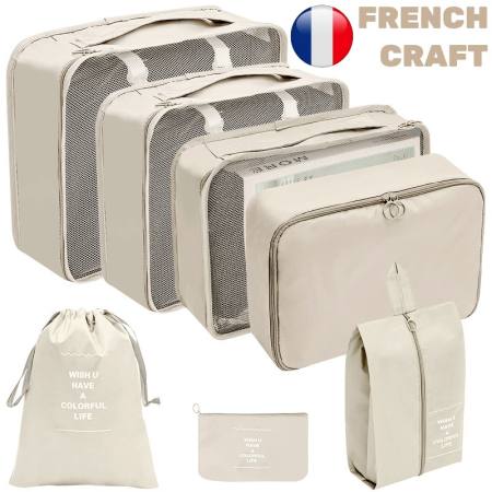"Travel Organizer Set with Waterproof Bags - "