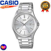 Casio Men's Water Resistant Silver Stainless Steel Automatic Watch