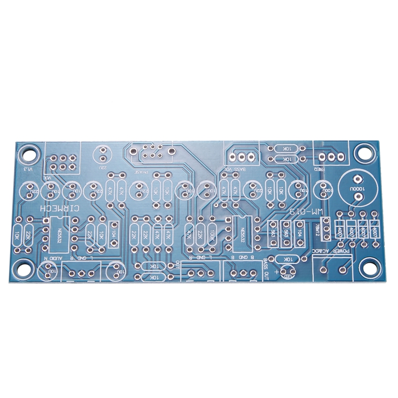 2.1 Channel Subwoofer Preamp Board Low Pass Filter Pre-Amp Amplifier Board Ne5532 Low Pass Filter Bass Preamplifier 4