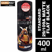 Samurai 29/109A FLAT BLACK SAMURAI PAINT 400ML MALAYSIA