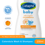 Cetaphil Baby Wash and Shampoo with Organic Calendula 230ml