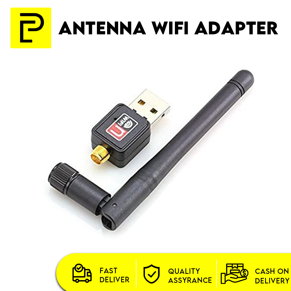 USB 2.0 WIFI Adapter - 150Mbps Receiver Dongle Popcorn