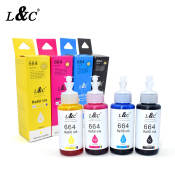 L&C-A 664 Premium Ink Refill for Epson Printers