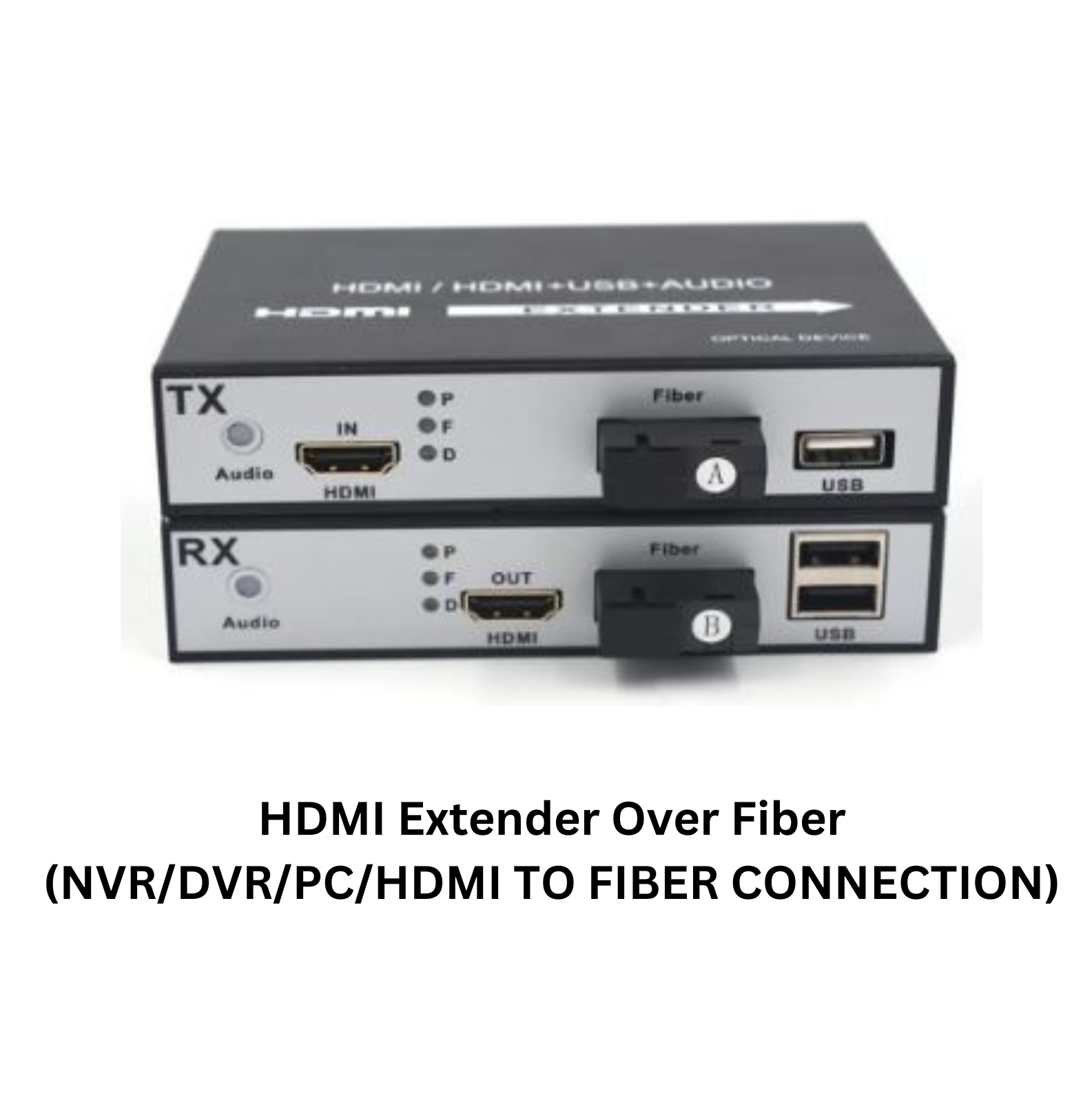 HDMI Extender Over Fiber 20km (NVR/DVR/PC/HDMI TO FIBER CONNECTION