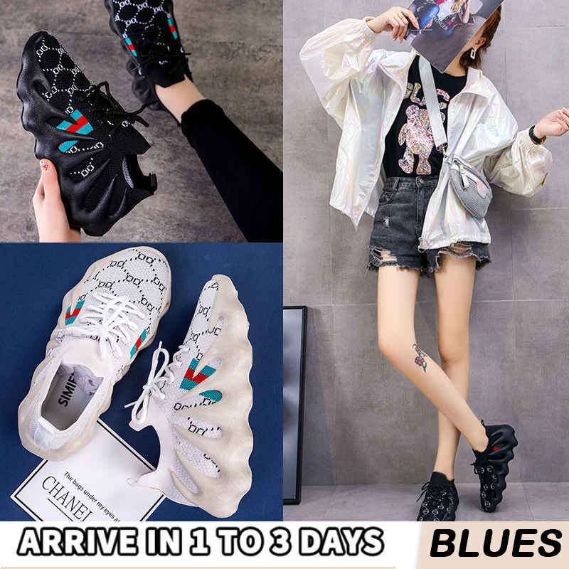 Discount on Blues  shoes - SKU: Blues. Pugita coconut women's shoes 2023 soft sole lightweight non-slip breathable flying weaving ca