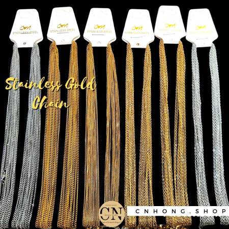 Wholesale Stainless Gold Necklace Bundle by Cnhong.shop