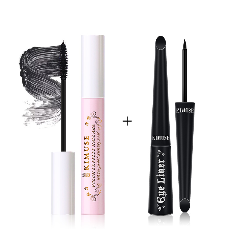 Discount on Kimuse  shoes - SKU: Kimuse 2pcs / Set Liquid Eyeliner + Mascara For Cosmetics / Makeup