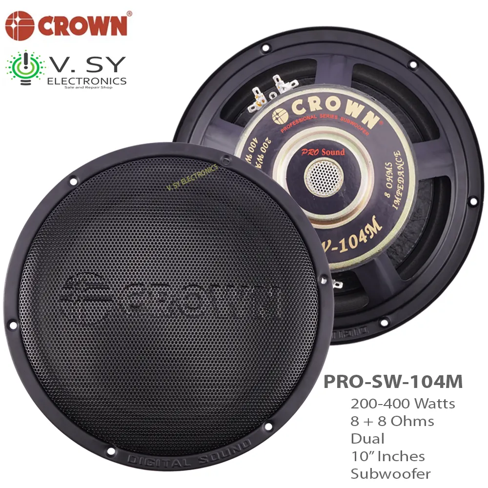 10 inch woofer speaker