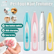 Pet Foot Hair Trimmer - Rechargeable Grooming Razor for Dogs/Cats