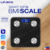 Lasco Wifi Smart Scale with Body Composition Analysis, Black