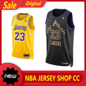 Men's New Original Lakers #23 James Basketball Jersey