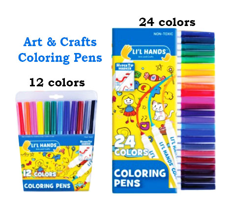 Lil hands Arts and Crafts Coloring pens hypertip marker (LT OFFICE