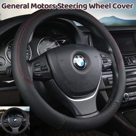 38cm Anti-Slip Silicone Steering Wheel Cover by Universal Protector