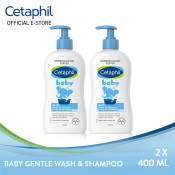 NEW CETAPHIL BABY GENTLE WASH AND SHAMPOO 400ml