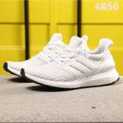 adidas Ultra Boost 4.0 Running Shoes, All Black/White, On Sale