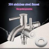 Stainless Steel Field Faucet with Versatile 2-Way/3-Way Functionality