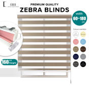 Korean Zebra Duo Roller Blinds for Windows - Various Sizes