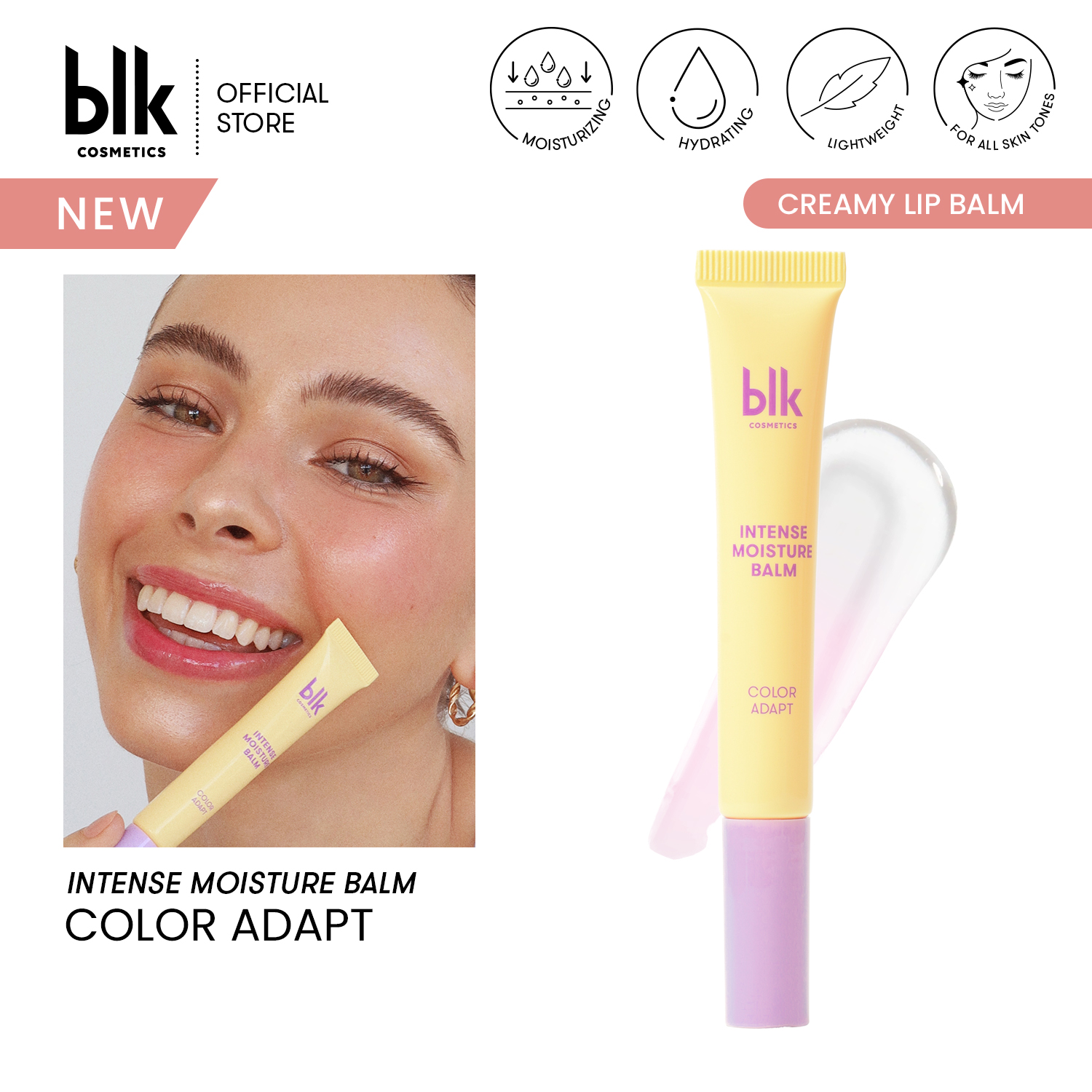 Discount on Blk Cosmetics  shoes - SKU: Blk Cosmetics  Intense Moisture Balm In Color Adapt