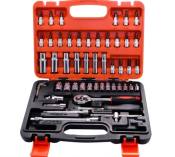 53pc Car Repair Tool Set - Precision Ratchet Wrench Universal