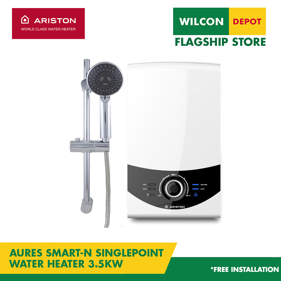 ARISTON Aures SM35PE Comfort Pump-N Single Point Water Heater 3.5kw by  Wilcon Depot | Lazada PH