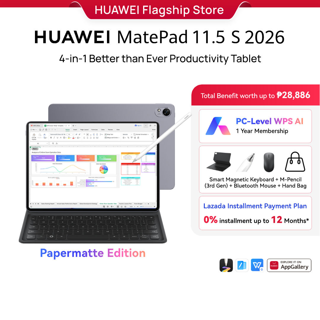 HUAWEI MatePad 11.5 S 2026 Tablet l WiFi l 12GB+256GB l PC-level WPS Office 3.0 l Ultra-clear PaperMatte Display l Upgraded HUAWEI Notes & GoPaint - Image 2