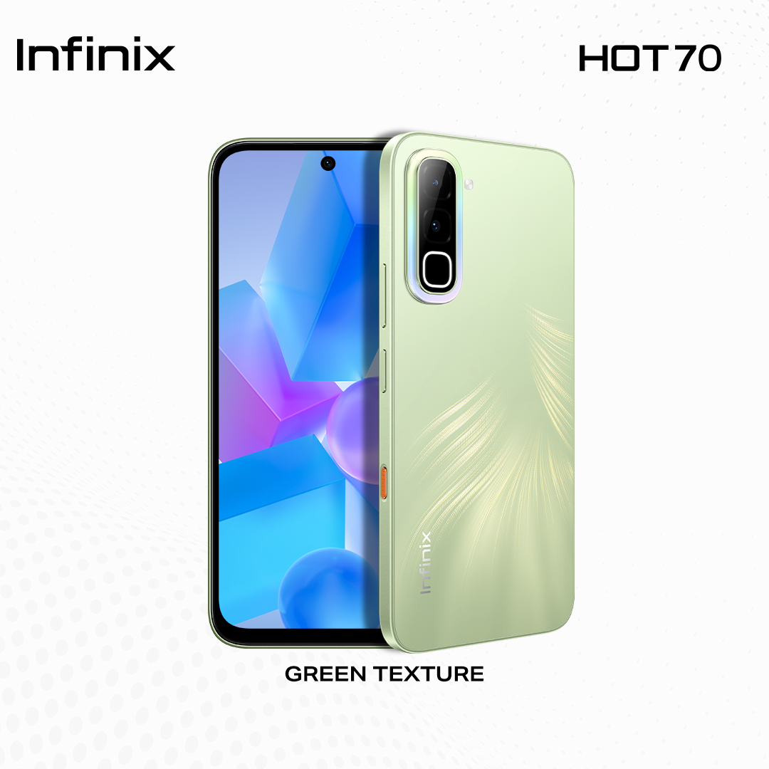 「NEW Arrival」- Infinix HOT 70, (up to 12GB [4GB + 256GB] Dynamic Shine Design with Baby-Smooth Finish / 45W+ 6000 mAh Battery + Lighting Fast Charge / Dust, Water & Drop Proof IP65 SG5G Certified (1 year local warranty) Smart Phone - Image 4