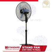 Standard Electric Fan 18" Stand Fan - Gold Mind