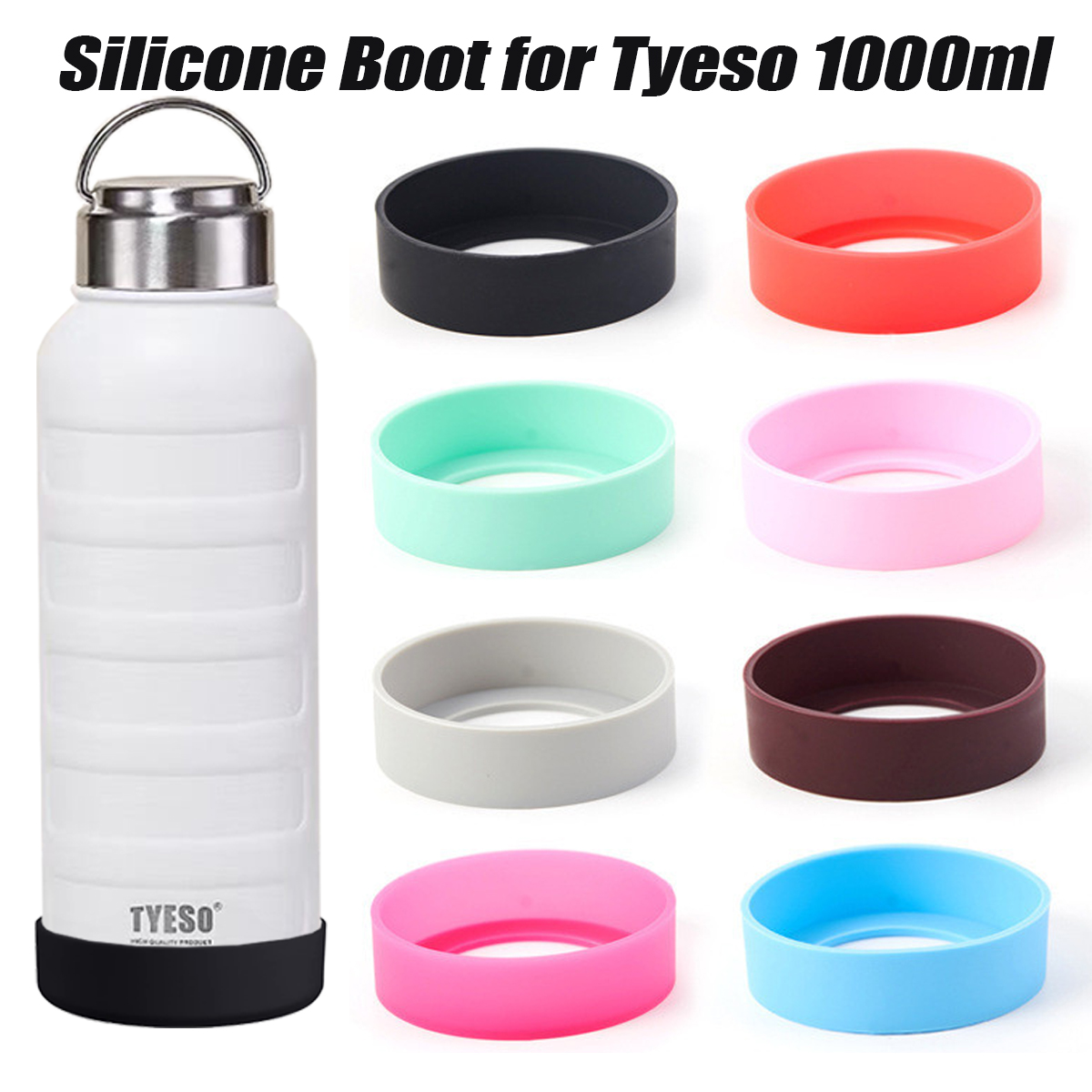 Yeti Tumbler Silicone Boot 26oz/36oz Tumbler Accessories 8.5cm/9.5cm BPA  Free Durable Tumbler Boot for Yeti Water Bottle Protector Anti-Slip  Silicone for Tumbler YETI/Owala Protector Boot Protective Bottom Silicon  Boot