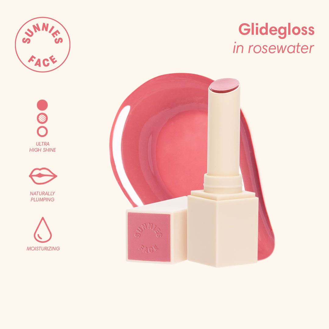 Discount on Sunnies Face  shoes - SKU: Sunnies Face Glidegloss [Plumping High-Shine Gloss Stick] (Rosewater)
