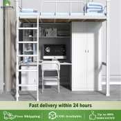 Adjustable Loft Bed for Student Dormitories - Brand Name Available