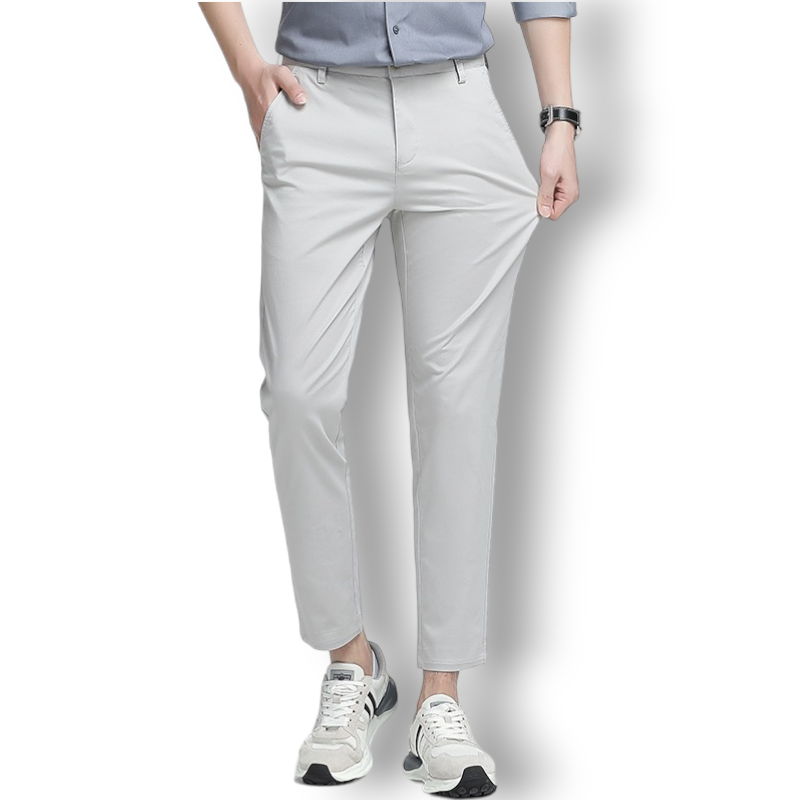Fashion Jeans Seven - New Elegance Casual Korean Fashion Navy Blue Slacks  Pants For Men A905