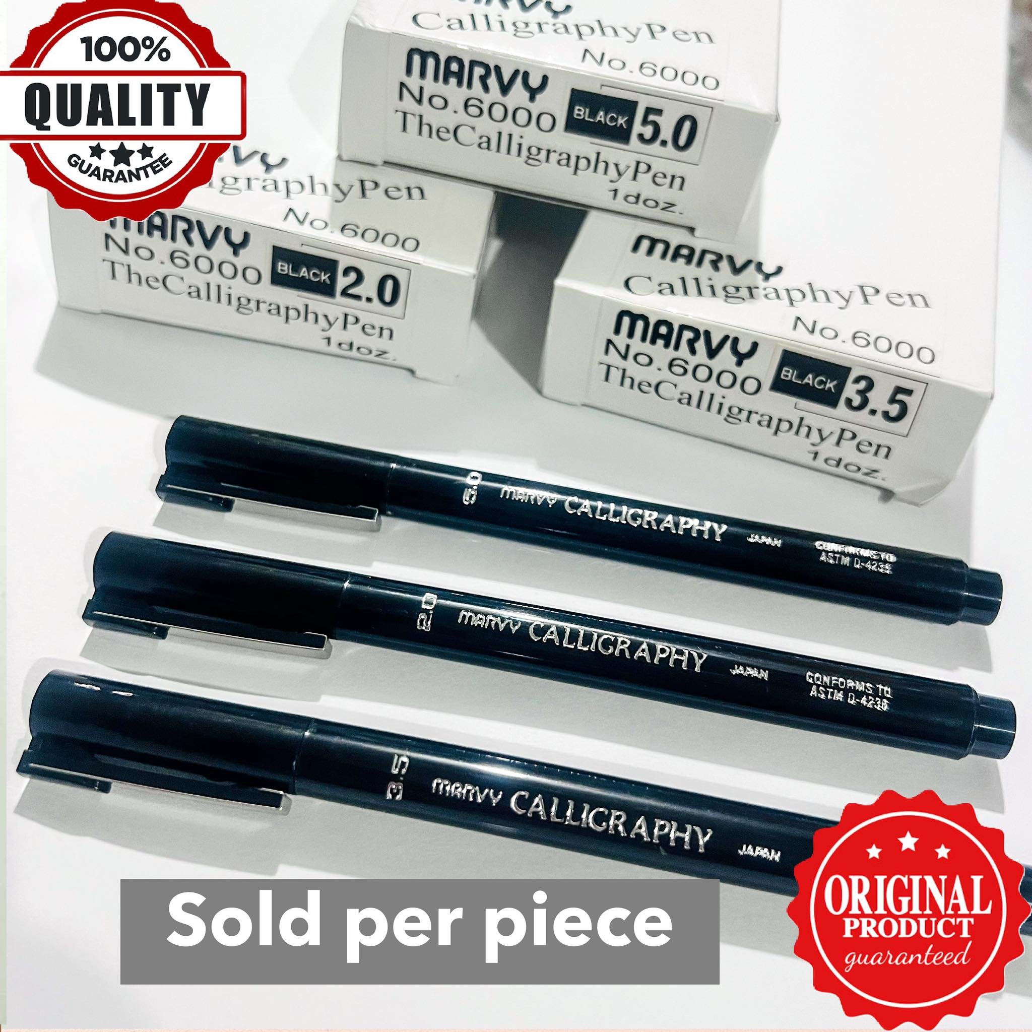 Marvy Calligraphy Marker 2.0mm Black