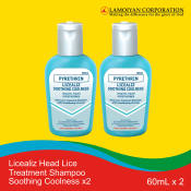 Licealiz Soothing Coolness Head Lice Shampoo (60mL x2