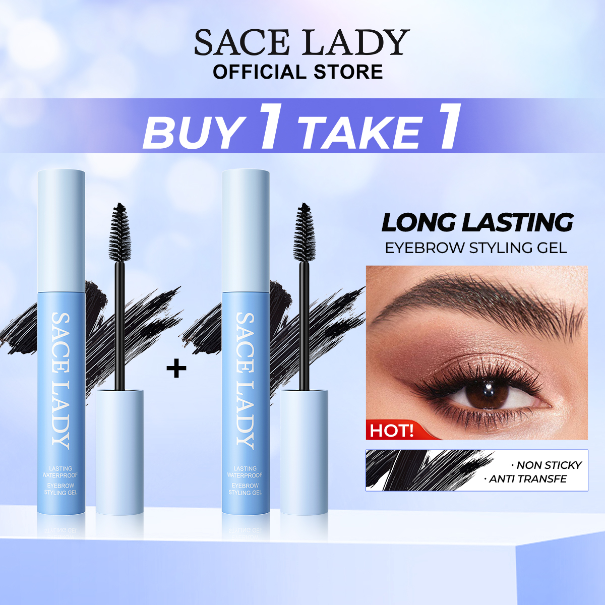 Discount on SACE LADY  shoes - SKU: SACE LADY Eyebrow Styling Gel Long Lasting Natural Brow Primer Waterproof Eyelash Primer Makeup
