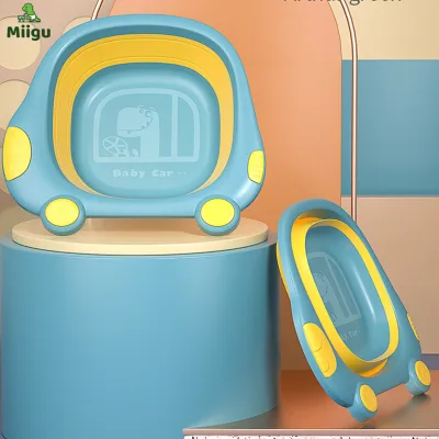Miigu Baby Multi-used Car Folding Wash Basin Printed Bucket Baby Basin for Infants (2)