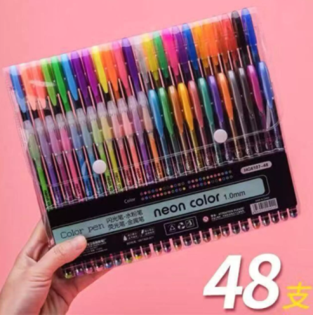 Neon Color Pen 12/48 colors set HG6107-12/48