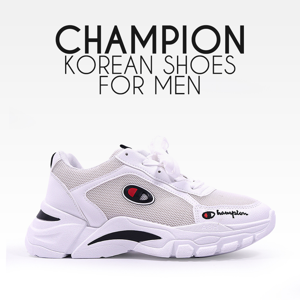 champion white rubber shoes