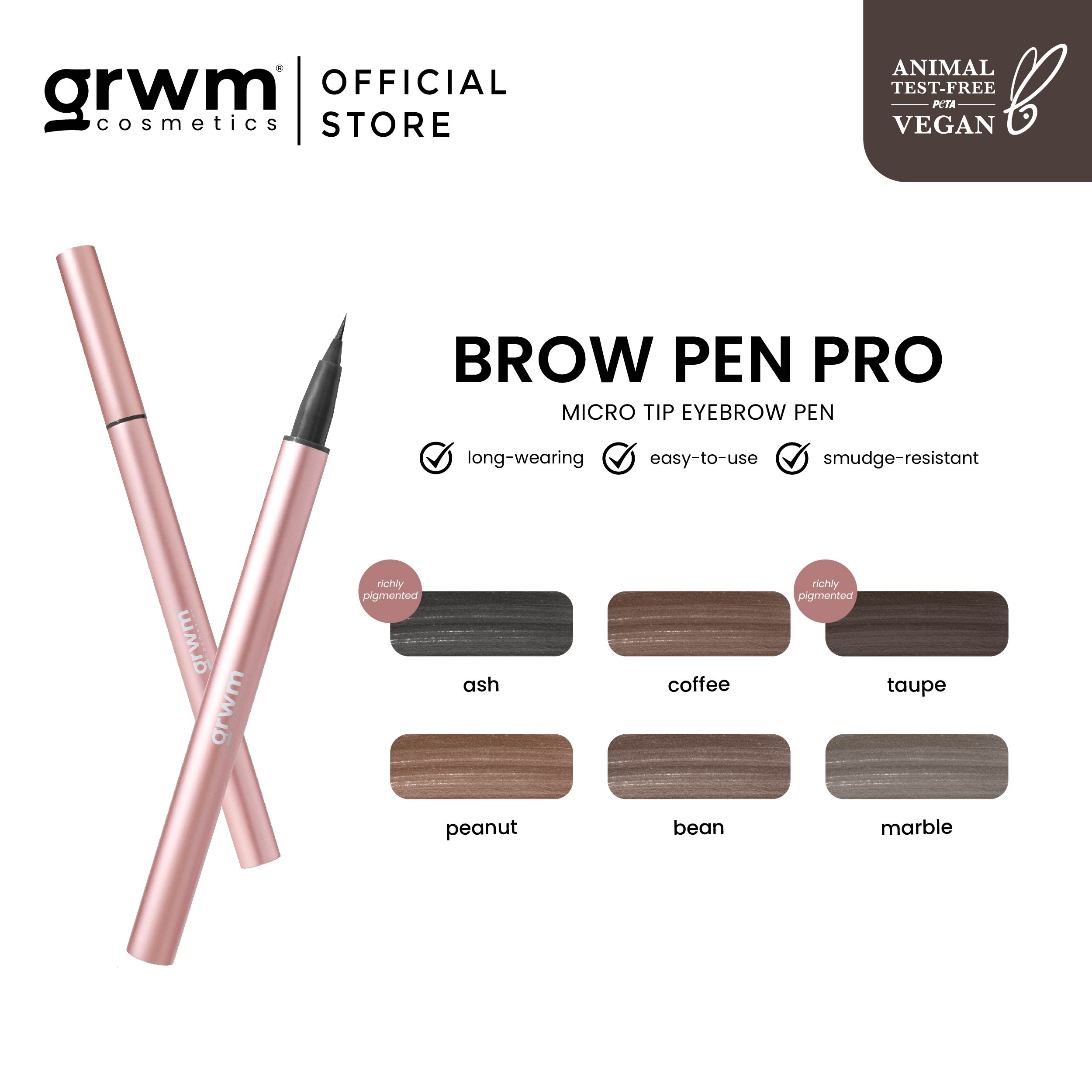 Discount on GRWM Cosmetics  shoes - SKU: GRWM Cosmetics Brow Pen Pro